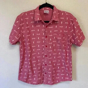 COCA-COLA Men’s Button Down Shirt
